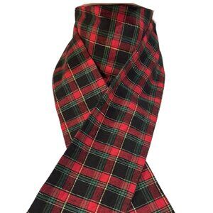 Classic Shaped Equestrian Fox Hunting Stocktie Holiday Christmas Tattersall